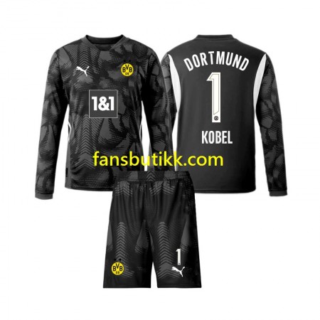 Fotballdrakt Borussia Dortmund Gregor Kobel 1 Keeper Barn Fjerde 2024-2025 Langermet